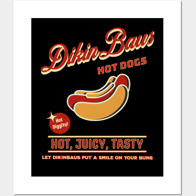 Dikinbaus Hot Dogs Wall Art by Brookcliff